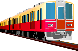 電車の画像