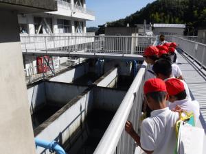 錦見浄水場での様子２