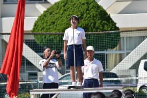 生徒会長　あいさつ