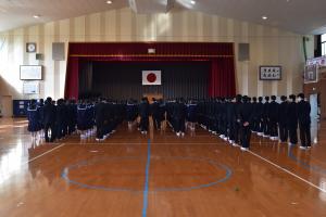 ２学期　終業式