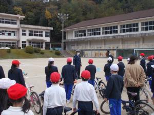 上学年自転車指導