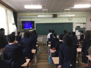 2学期終業式の様子２