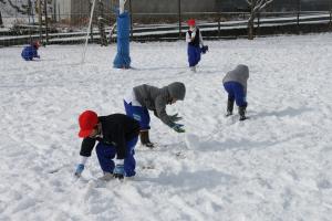 雪だるまづくり