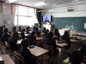 3学期始業式の様子１