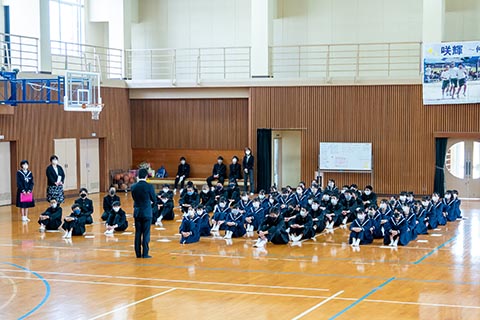 学年離任式