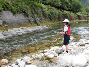 渓流釣り１