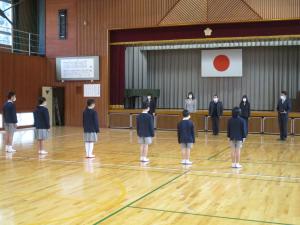 離任式の様子