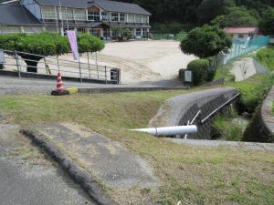 校門周りの様子