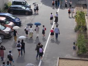 緊急時引き渡し訓練の様子