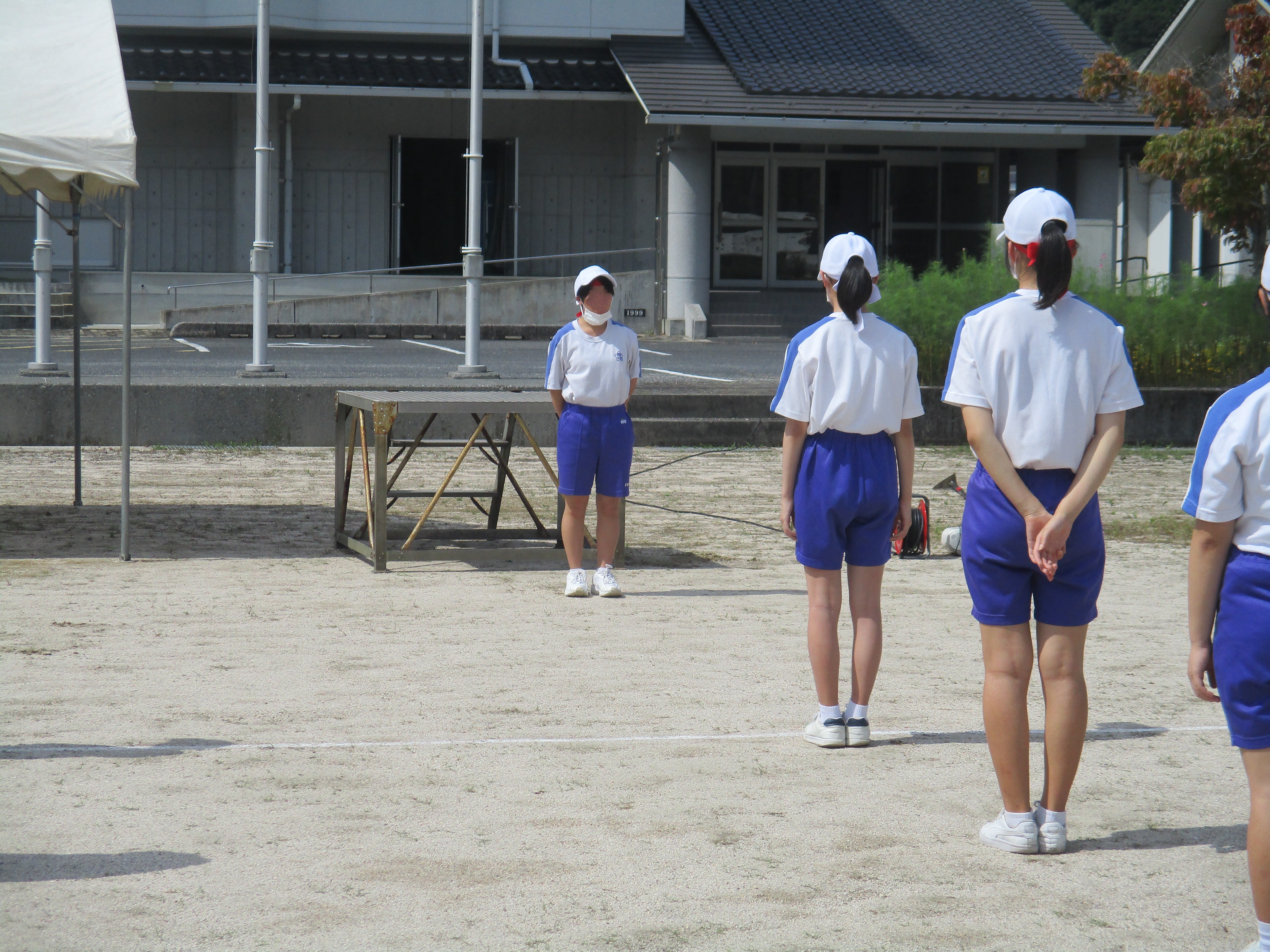 結団式赤隊隊長あいさつ