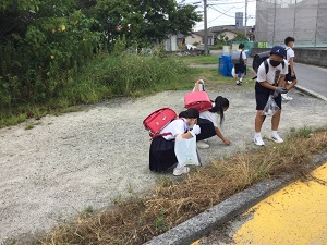 通学路清掃