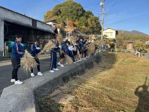 しめ縄づくり②