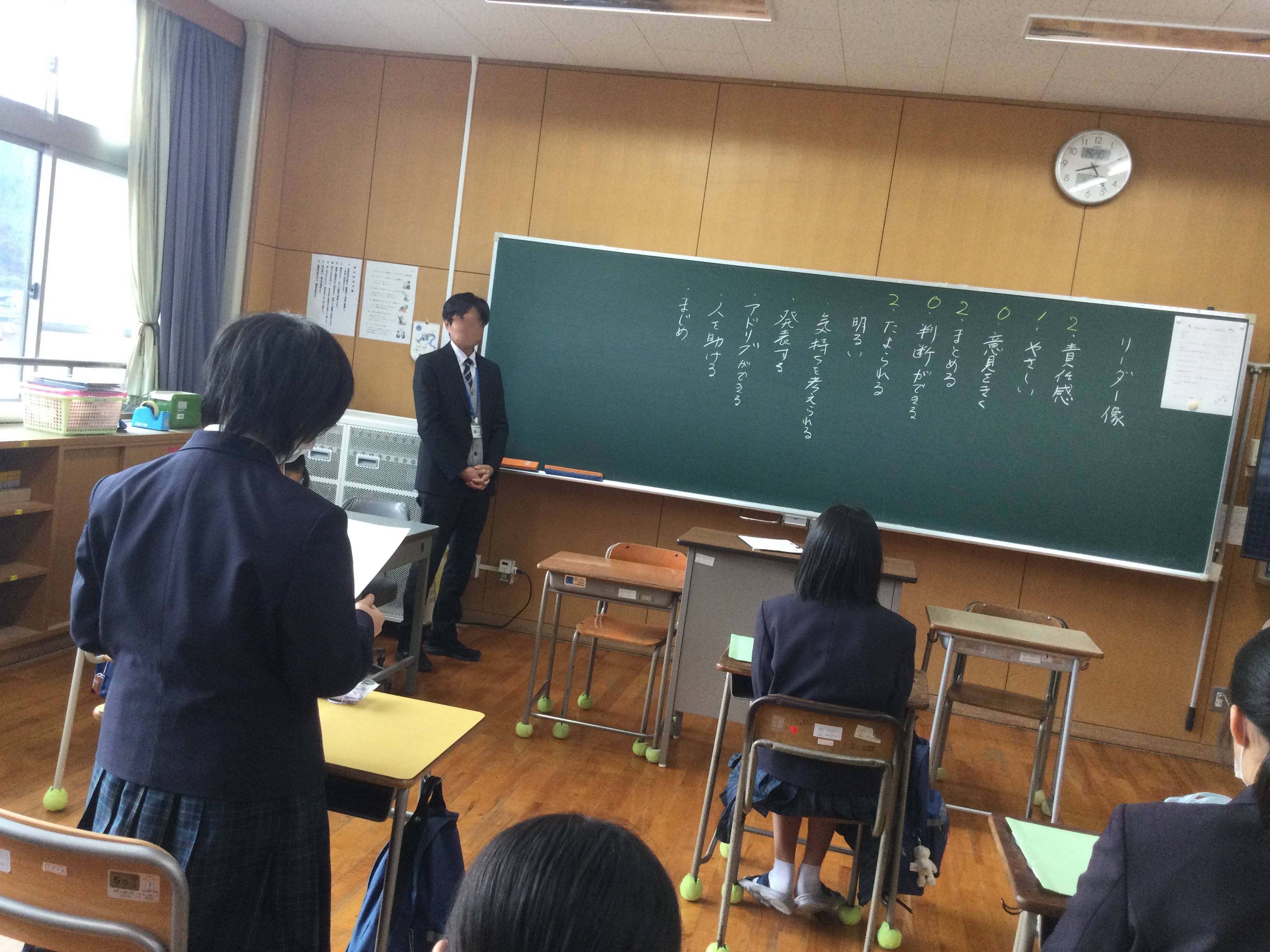 校長先生の講話