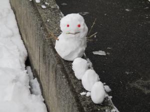 ミニ雪だるま