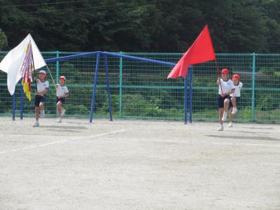 運動会の練習