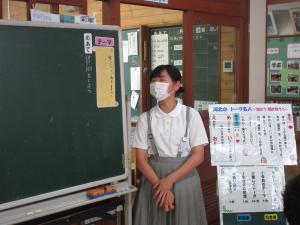 司会の6年生