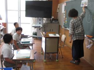 中学年の授業の様子