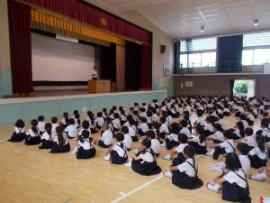 一学期終業式