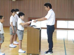 表彰の様子