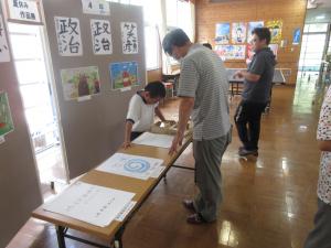 作品展の様子