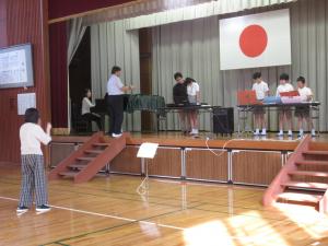 音楽の練習の様子