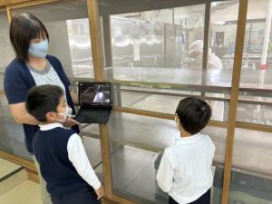 調理場内見学