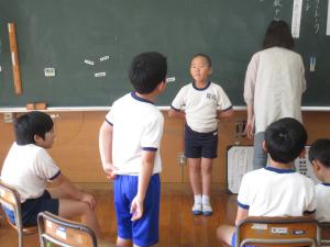 4年生学活の授業