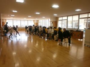 2年生　九九修行の様子
