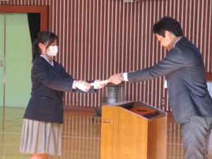 表彰の様子
