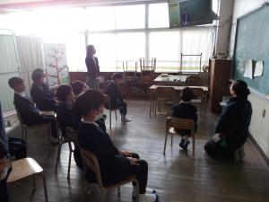 3学期始業式の様子