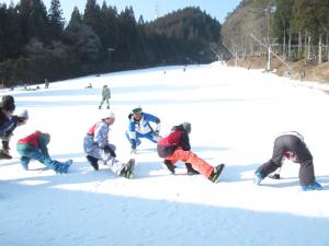 準備体操の様子