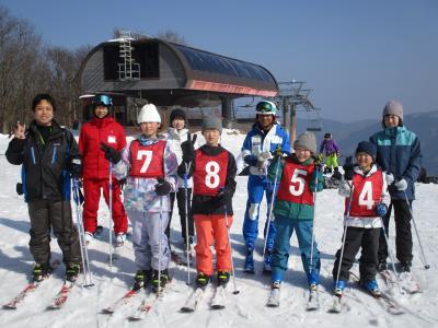 頂上で記念写真