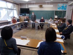 第４回学校運営協議会の様子