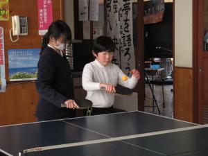 卓球の様子