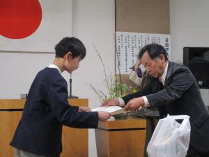表彰の様子