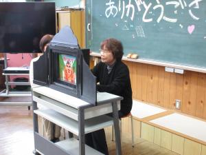 紙芝居の様子