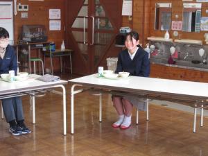 給食の様子