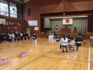 式の様子