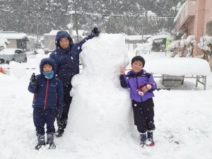 大きな雪だるま