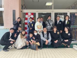 卒業勢揃い