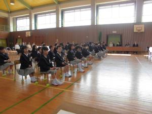 入学式在校生