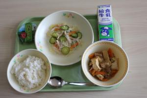 今日の給食