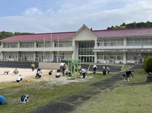 運動会除草作業