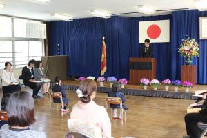入学式がありました。