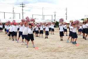 1・2年表現「はい！たのしんで（>▽<）」