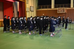 3年生を送る会　風景