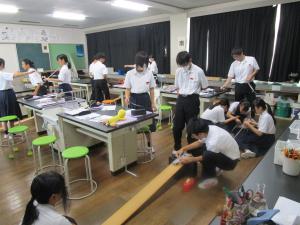 0912 ３年理科実験