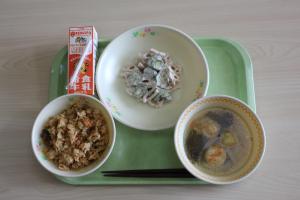 今日の給食
