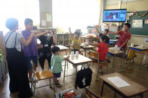 交流学習の様子