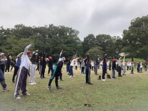 朝のつどいでのラジオ対象